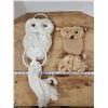Image 1 : 2 Hanging vintage owl décor
