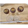 Image 2 : 3 Stemmed candle holders and 2 sundae cups