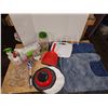 Image 1 : Bundle of Household items - Bathroom items, mats, ez wrap, etc.