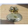 Image 3 : Brass salt and pepper shaker set