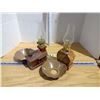 Image 4 : Brown ceramic mini fireplace oil lamps