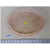 Image 1 : Depression Glass Platter (pink)