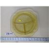 Image 1 : Depression Glass Plate (yellow)