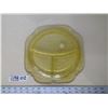 Image 2 : Depression Glass Plate (yellow)