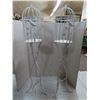 Image 1 : 2 Ornamental Bird Cages on Stand 31" tall