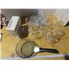 Image 1 : Lot of wine glass, Pan, salt and pepper set
