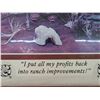 Image 3 : "Put all my profits back into ranch improvements" poster