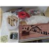 Image 1 : Misc items ( table cloth , beads , ETC)