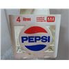 Image 3 : 4 vintage pepsi bottles with case