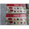Image 2 : 2 boxes old poker chips, 2 ashtryas and 3 decks of cards