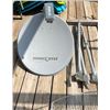 Image 2 : Star choice satellite dish with bracket and internet receiver antenna