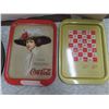 Image 4 : Coca-cola trays and tin truck-1 pepsi tray