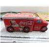 Image 5 : Coca-cola trays and tin truck-1 pepsi tray
