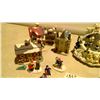 Image 2 : Christmas Village items- Figurine, building and musical skating rink