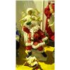 Image 3 : Assorted Christmas décor- light up music clock, Mrs Slaw, snowmen