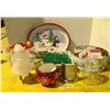 Image 1 : Christmas décor- tree ornaments, snowman, ect.