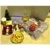 Image 1 : Assorted Household item- curtain, teapot, candle holder ect.
