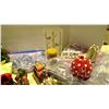 Image 2 : Assorted Household item- curtain, teapot, candle holder ect.