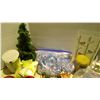 Image 4 : Assorted Household item- curtain, teapot, candle holder ect.