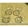 Image 2 : 4 Crystal Glasses set