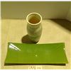 Image 2 : Pottery Vase and Serving Tray