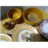 Image 3 : Lot of Plates wooden bowl ect,