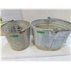 Image 1 : 2 galvanized plating buckets