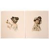 Image 1 : Victorian Woman Art Prints (2) [180146]