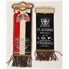 Image 1 : Fresno CA Fraternal Ribbons (2) c1920s-30s [179966]