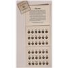 Image 2 : Presidential Mini-Coin Sterling Silver Set (10) [180428]