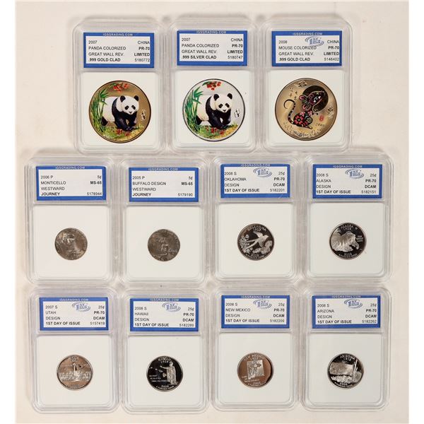 IGS Graded Coins (11) [186827]