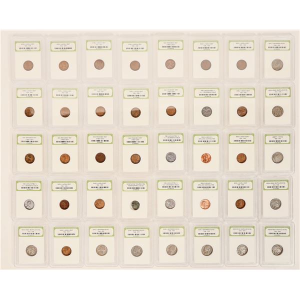 International Numismatic Bureau Slabbed Coin Collection [187431]