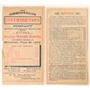 Image 2 : Louisville, Kentucky Lottery Tradecard Pair 1883 -Rare! [186872]