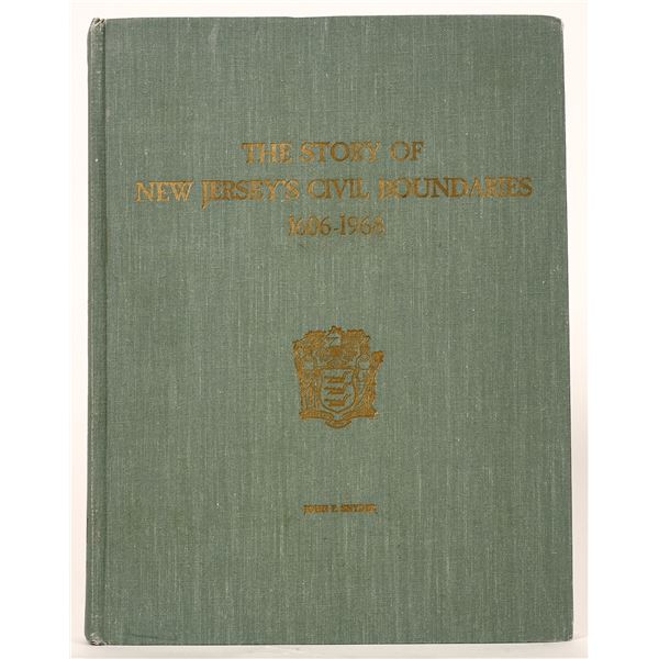 NJ- Civil Boundaries 1606-1968 Book c1969 [180992]