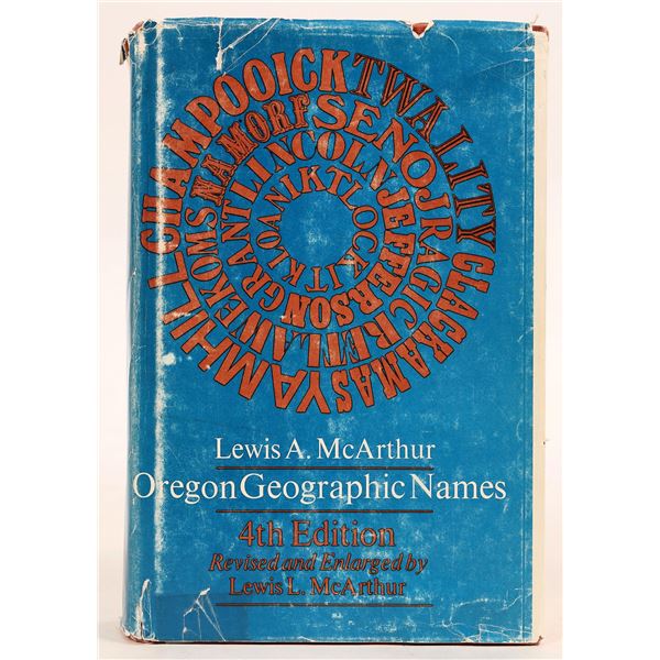Oregon Geographic Names by McArthur [181115]