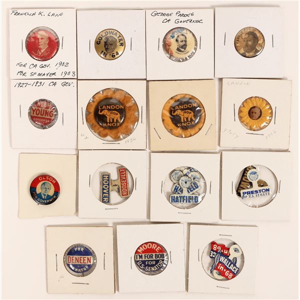 Political Pinback Collection  [186945]