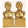 Image 1 : Brass Bookends of Lincoln  [184019]