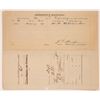 Image 2 : Sheriff John T. Morris Signed Subpoena [182777]