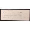 Image 1 : Civil War- Signature of James W. Moore Last Comm. United Confederate Veterans  [186173]