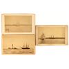 Image 1 : Albumen US Warship Photo Trio c. 1880's [185911]