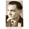 Image 1 : WWII Autographed Photo of German Ace [185011]