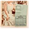 Image 2 : Calendar Trade Card: 1889  [180719]