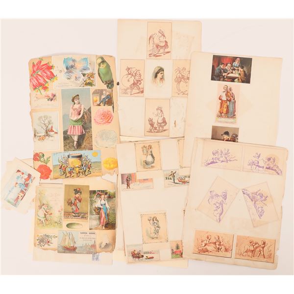 Store Cards Mounted on Album Pages [180854]