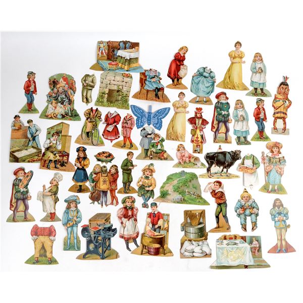 Trade Cards Die Cut 1890s (45) [186617]