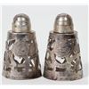 Image 10 : Sterling Silver Salt Shakers & Spoons Group [187073]