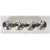 Image 8 : Sterling Silver Salt Shakers & Spoons Group [187073]