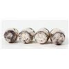 Image 9 : Sterling Silver Salt Shakers & Spoons Group [187073]