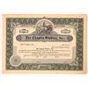 Image 1 : Chaplin Studios Inc. Unissued Stock Certificate [180918]