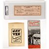 Image 1 : Walter Knott Sign Check & S.F. Guide Book (2) [184365]