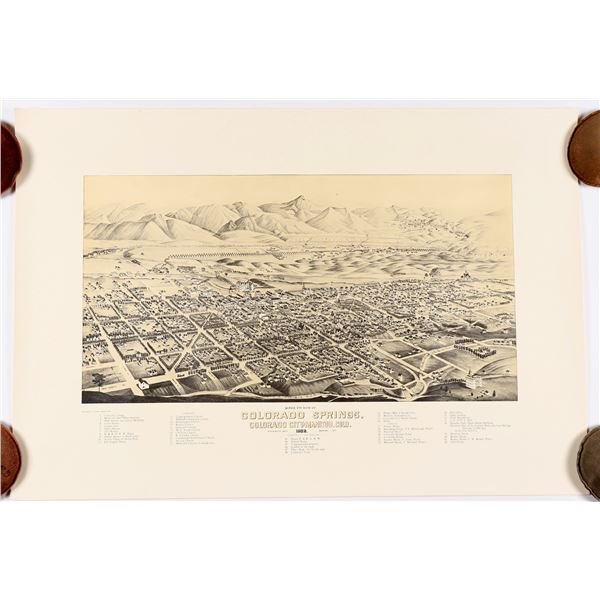 Colorado Springs Birdseye View Maps (2) 1882 [166828]